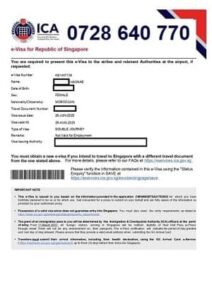 singapour visa maroc